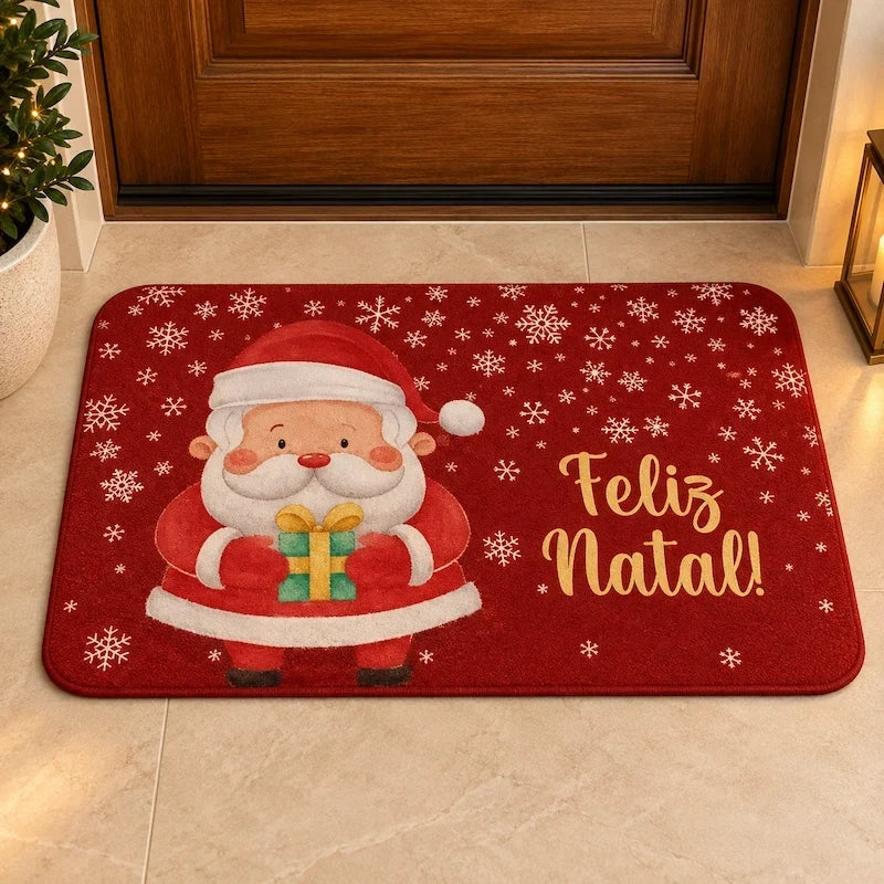 Tapete de Natal Papai Noel