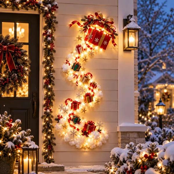 Luminária de Parede Mágica de Natal Adesiva com LED