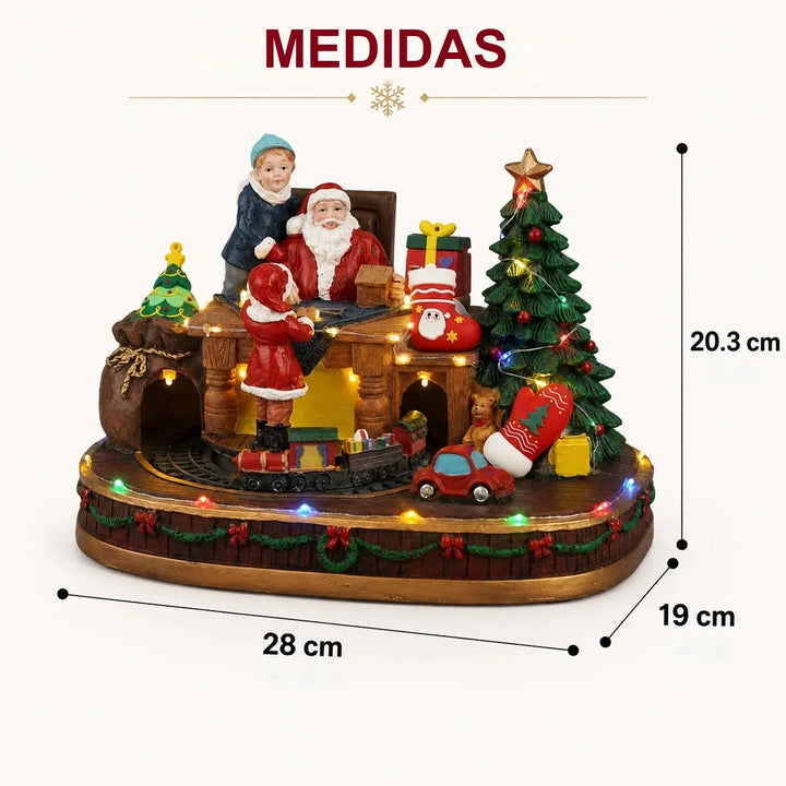 medidas da oficina do papai noel musical