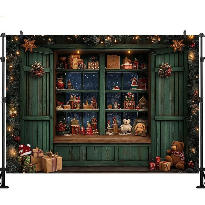 Enredo de Natal para Fotos de Crianças e Família