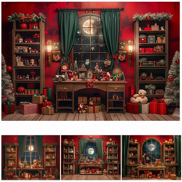 Cenário Natalino para Fotos de Bebês e Crianças