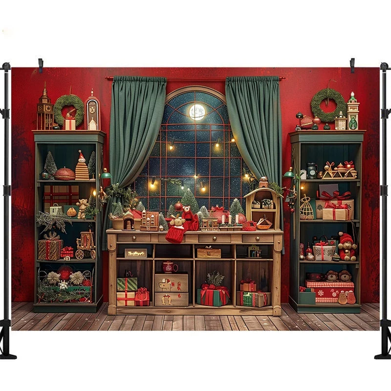 Cenário Natalino para Fotos de Bebês e Crianças