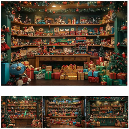 Fundo de Natal para Fotografia de Crianças