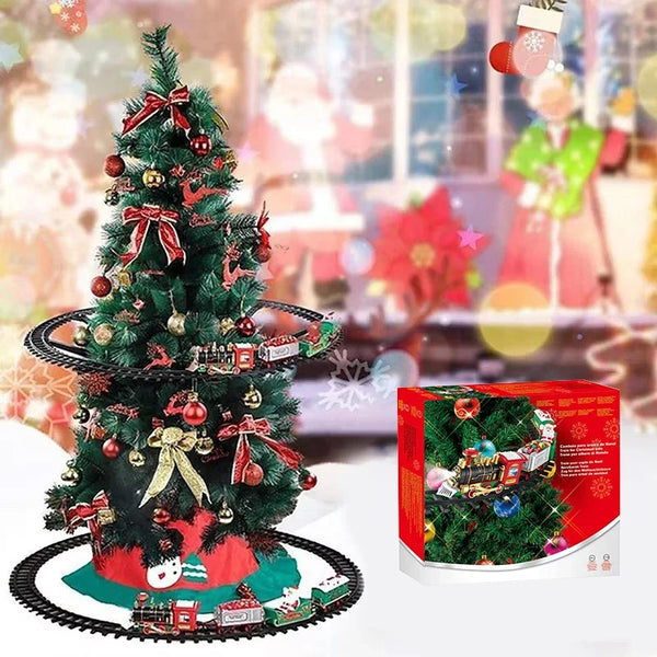 Trenzinho de Natal para Árvore com Luz e Som