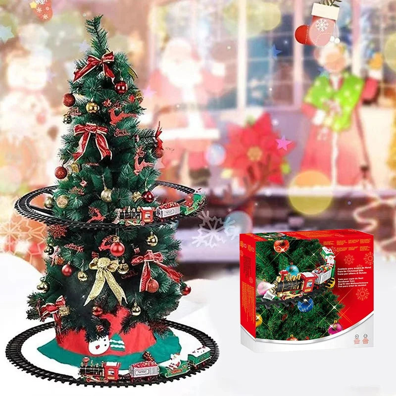Trenzinho de Natal para Árvore com Luz e Som